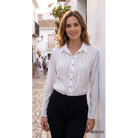 CAMISA BLANCA MUJER ROSSAN