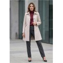 ABRIGO SASTRE BEIGE MUJER ROBERTO BASSI WOMAN