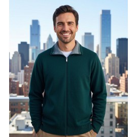 CHAQUETA DE PUNTO CREMALLERA  G-54 HOMBRE
