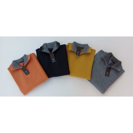 Jersey de hombre cuello perking g-54 +colores