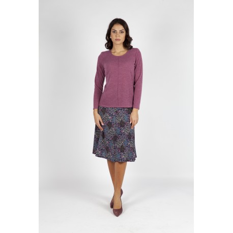 FALDA ESTAMPADA LANOSA MUJER BOGUAR 