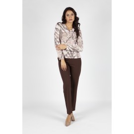 CAMISETA ESTAMPADA LANOSA PICO MUJER BOGUAR