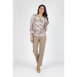 CAMISETA ESTAMPADA LANOSA  MUJER BOGUAR