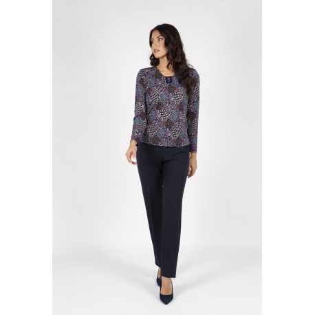 CAMISETA ESTAMPADA PICO MUJER BOGUAR
