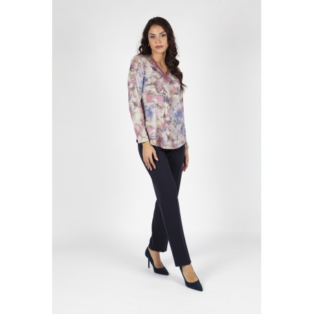 CAMISETA ESTAMPADA PICO MUJER BOGUAR