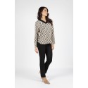 BLUSON ESTAMPADO GEOMETRICO MUJER BOGUAR