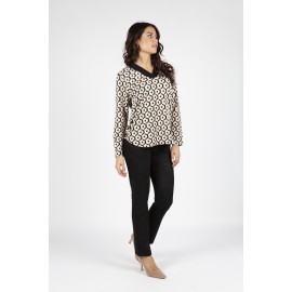 BLUSON ESTAMPADO GEOMETRICO MUJER BOGUAR