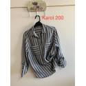 Camisa rayas azul de mujer privilege