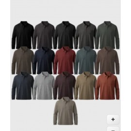 Polo de manga larga para hombre losan +colores