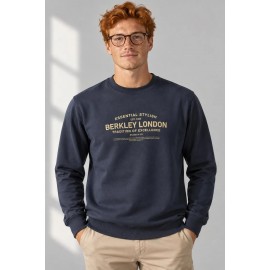 Sudadera de cuello redondo para hombre LOSAN con estampado
