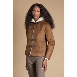 TRENKA MARRON CON CAPUCHA MUJER KHALMA