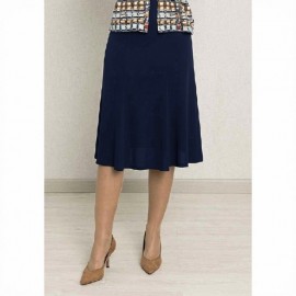 FALDA LANOSA AZUL MARINO MUJER BOGUAR 