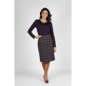 FALDA RECTA DE TWEED