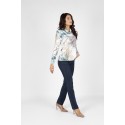 Camiseta lanosa estampada mujer boguar