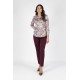 CAMISA DE PUNTO ESTAMPADA MUJER BOGUAR