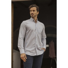 CAMISA RAYAS oxford CARLOS CORDOBA HOMBRE