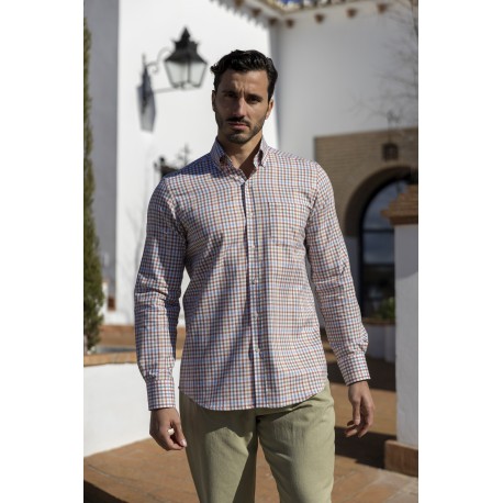CAMISA CUADROS VILLELA CARLOS CORDOBA HOMBRE