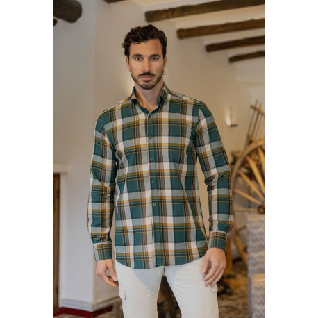 CAMISA CUADROS VILLELA CARLOS CORDOBA HOMBRE