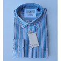 CAMISA RAYAS TERGAL CARLOS CORDOBA HOMBRE