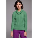 JERSEY VERDE TRENZADO MUJER TACHY ZUCCA