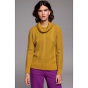 JERSEY MOSTAZA TRENZADO MUJER TACHY ZUCCA