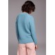 JERSEY TURQUESA TRENZADO MUJER TACHY ZUCCA