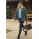 CHAQUETA TIPO CARDIGAN ABIERTA MUJER MDC