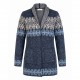 CHAQUETA PUNTO GRIS ABIERTA MUJER MCM