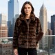 CHAQUETON DE PELO REVERSIBLE marron MUJER MCM