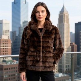 CHAQUETON DE PELO REVERSIBLE MUJER MCM