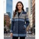 CHAQUETA PUNTO AZUL ABIERTA MUJER MCM