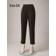 PANTALON TOBILLERO MARRON CHOCOLATE MUJER SISSUS MODA