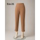PANTALON TOBILLERO CAMEL CHOCOLATE MUJER SISSUS MODA