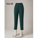 PANTALON TOBILLERO VERDE BOTELLA MUJER SISSUS MODA
