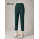 PANTALON TOBILLERO VERDE BOTELLA MUJER SISSUS MODA