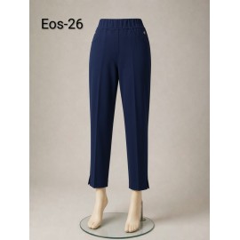 PANTALON TOBILLERO MARRON CHOCOLATE MUJER SISSUS MODA