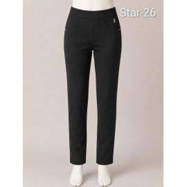 PANTALON PITILLO NEGRO MUJER SISSUS MODA