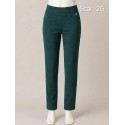 PANTALON PITILLO VERDE BOTELLA MUJER SISSUS MODA
