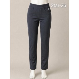 PANTALON PITILLO GRIS MUJER SISSUS MODA
