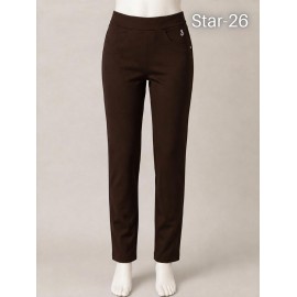 PANTALON PITILLO MARRON CHOCOLATE MUJER SISSUS MODA