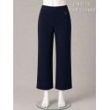 PANTALON CROPED AZUL MARINO MUJER SISSUS MODA