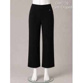 PANTALON CROPED VERDE BOTELLA MUJER SISSUS MODA