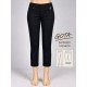 PANTALON CORSARIO NEGRO MUJER SISSUS MODA