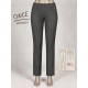PANTALON RECTO GRIS MUJER SISSUS MODA
