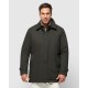 Gabardina de hombre con dos bolsillos inclinados - Pertegaz - Verde oscuro