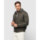 Cazadora tipo husky de hombre con cuello camisero - Pertegaz - Verde oscuro