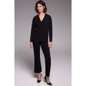 JERSEY NEGRO DE PUNTO PICO MUJER TACHY ZUCCA 