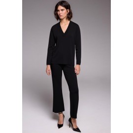 JERSEY NEGRO DE PUNTO PICO MUJER TACHY ZUCCA 