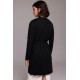 CHAQUETA CÁRDIGAN NEGRA LARGA BOLSILLOS MUJER TACHY ZUCCA