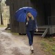CHAQUETA COMBINADA AZUL MARINO MUJER MCM